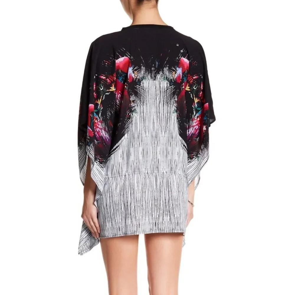 La Plage by Nicole Miller Embellished Tunic Caftan Coverup